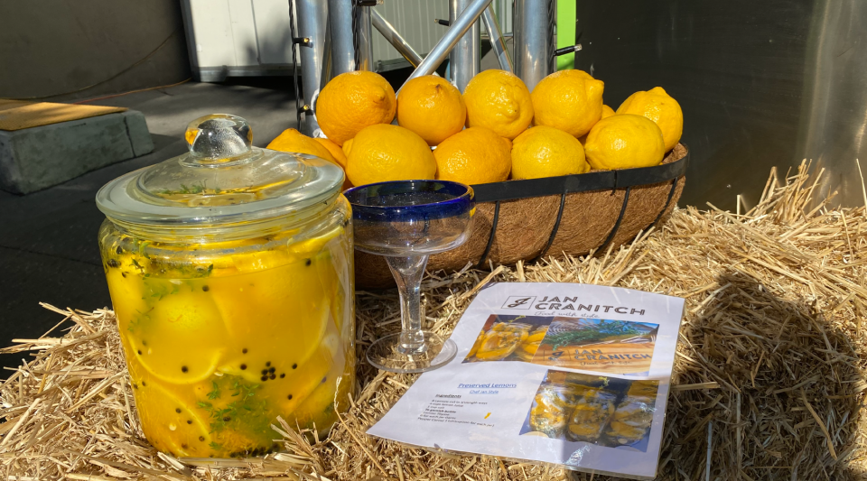 Chef Jan feature on ABC Radio Brisbane talking about Preserved Lemons